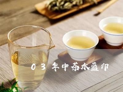 03年中茶水蓝印/2023032529279