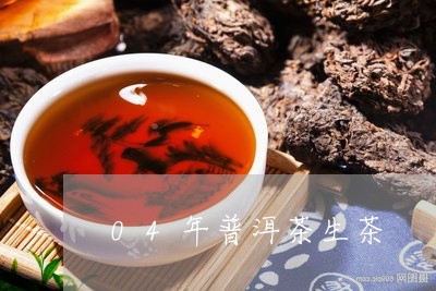 04年普洱茶生茶/2023031656396