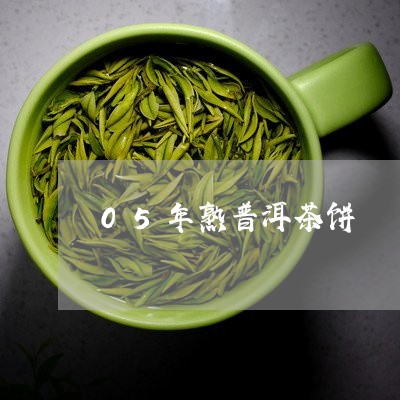 05年熟普洱茶饼/2023040195059