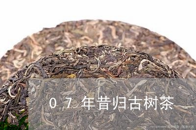 07年昔归古树茶/2023032583059