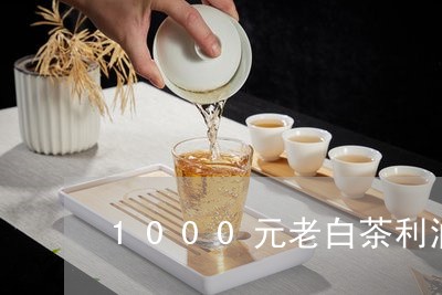 1000元老白茶利润多少/2023033173048