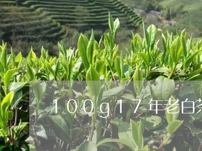 100g17年老白茶寿眉/2023033054817