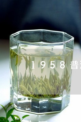 1958普洱茶砖/2023032991625