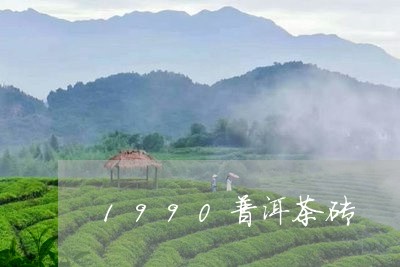 1990普洱茶砖/2023032920683