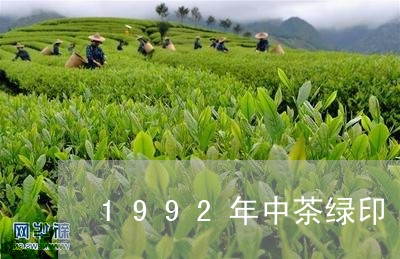 1992年中茶绿印/2023032185839