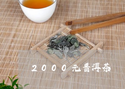 2000元普洱茶/2023041093917