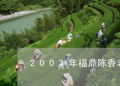 2003年福鼎陈香老白茶/2023033077360