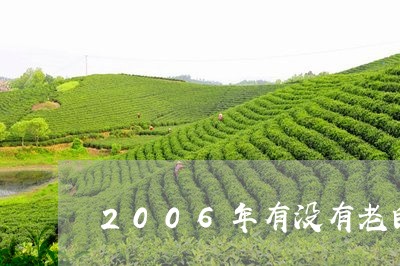 2006年有没有老白茶饼/2023033017371