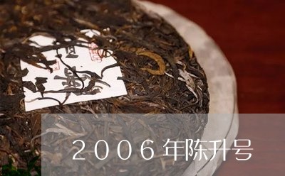 2006年陈升号/2023032401813