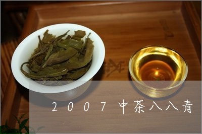 2007中茶八八青/2023041685068