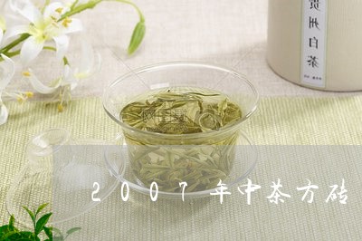 2007年中茶方砖/2023041782928