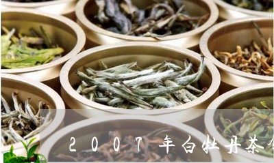 2007年白牡丹茶饼口感/2023033160602