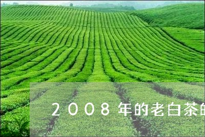 2008年的老白茶的功效/2023033114036