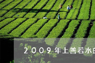 2009年上善若水白茶饼/2023033175938