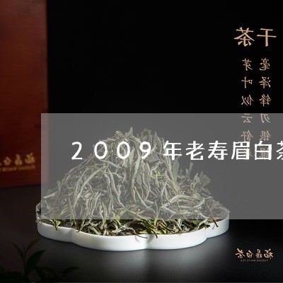 2009年老寿眉白茶口感/2023033184156