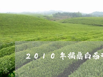 2010年福鼎白茶砖山青/2023033198582