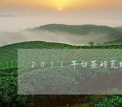 2011年白茶砖荒野茶砖/2023033197370