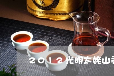 2012光明太姥山贡眉饼/2023033106138