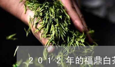 2012年的福鼎白茶贡眉/2023033113704