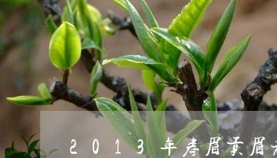 2013年寿眉贡眉老白茶/2023033105149