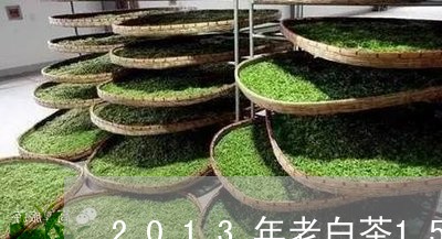 2013年老白茶150克/2023033165037