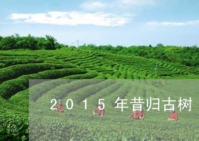 2015年昔归古树/2023041450493