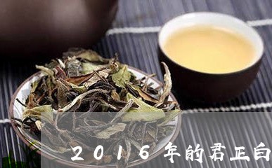 2016年的君正白茶茶饼/2023033082927