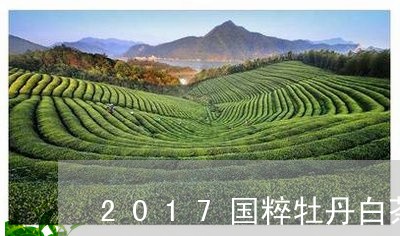 2017国粹牡丹白茶价格/2023033087369