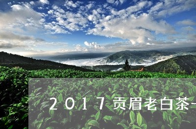 2017贡眉老白茶一等奖/2023033050573