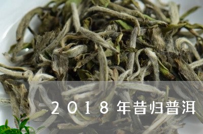 2018年昔归普洱/2023031877280