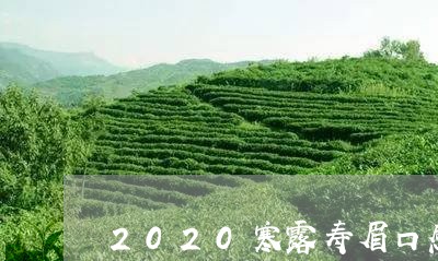 2020寒露寿眉口感介绍/2023033008370