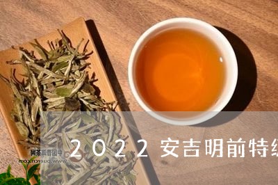 2022安吉明前特级白茶/2023033081402