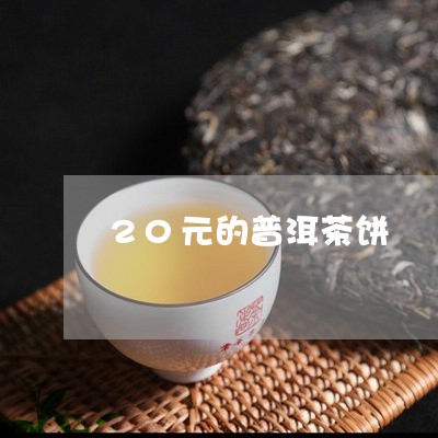 20元的普洱茶饼/2023040124827