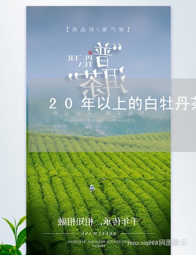 20年以上的白牡丹茶价格/2023033103027