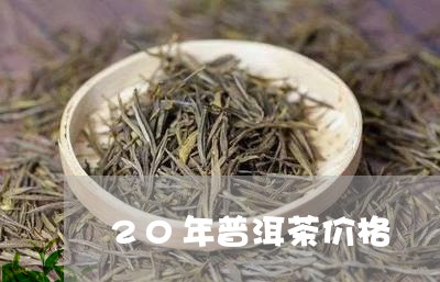 20年普洱茶价格/2023041413836