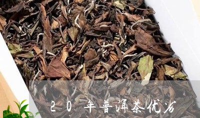 20年普洱茶优劣/2023041166058