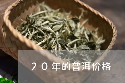 20年的普洱价格/2023032948251