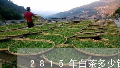 2815年白茶多少钱一斤/2023033026159