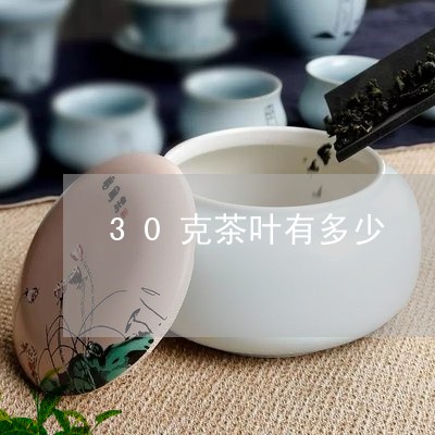 30克茶叶有多少/2023032537069