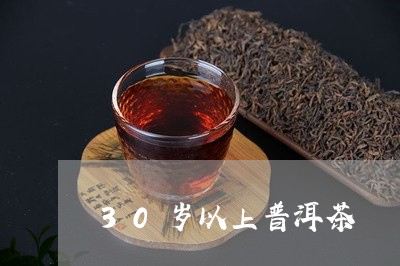 30岁以上普洱茶/2023041070705