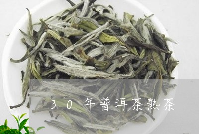 30年普洱茶熟茶/2023041187705