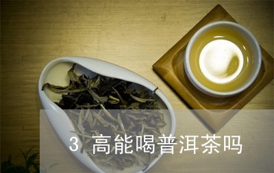 3高能喝普洱茶吗/2023040162716