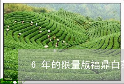 6年的限量版福鼎白茶价格/2023033087947