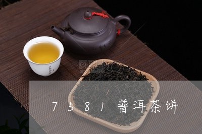 7581普洱茶饼/2023031740726