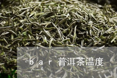 bar普洱茶温度/2023041018382