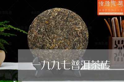 一九九七普洱茶砖/2023031762036