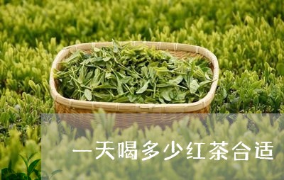 一天喝多少红茶合适/2023041521526