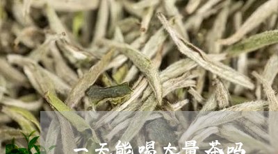 一天能喝大量茶吗/2023032253793