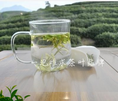 一泡难求茶叶品牌/2023032556383