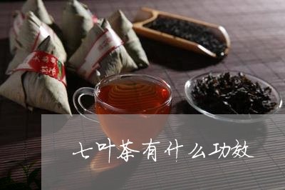 七叶茶有什么功效/2023032268603